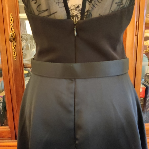 NWOT Black Cocktail Dress - Picture 5 of 6